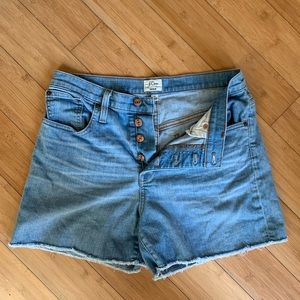 J. Crew cutoff denim shorts